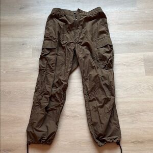 Uniqlo Men's Wide Brown Cargo Pants